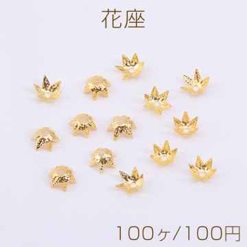 花座 No.100 座金 3×6mm ゴールド【100ヶ】