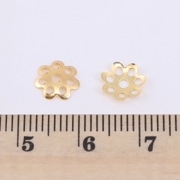 花座 No.102 座金 7.5×7.5mm ゴールド【100ヶ】