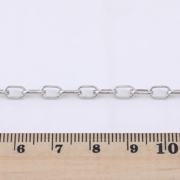 デザインチェーン オーバル 3.5×6.5mm【1m】