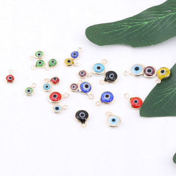 瑠璃チャーム 丸型 目型 1カン 2サイズ（10ヶ）