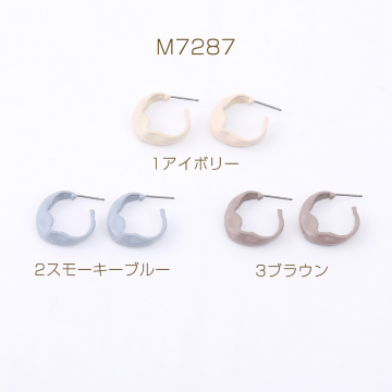 デザインチタンピアス 塗装 フープピアス 22mm（6ヶ）