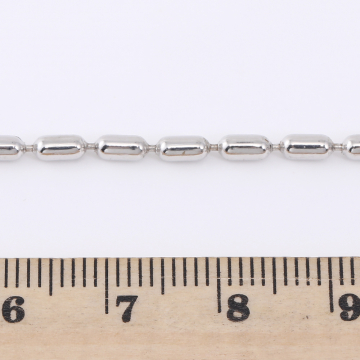 オーバルボールチェーン 2×5mm（1m）