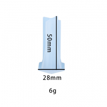 シリコンモールド　DIY　円錐形　エポキシモールド 28×50mm (2ヶ)