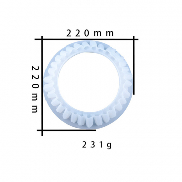 シリコンモールド　DIY　王冠　鏡面加工　エポキシモールド 220×220×20mm　(2ヶ)