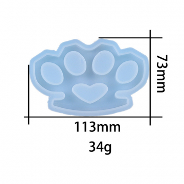 シリコンモールド DIY トラの爪型 113×73mm ハンドメイド用 (2ヶ)