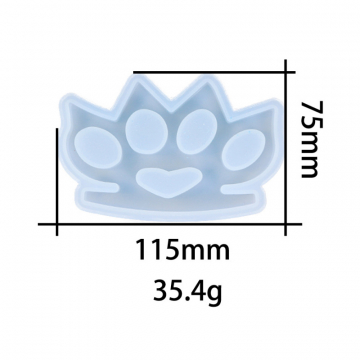 シリコンモールド DIY トラの爪型 115×75mm ハンドメイド用 (2ヶ)