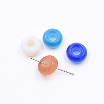 天然石ビーズ オパール ラウンド 14mm 全4色  (1ヶ）