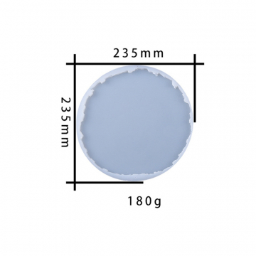 シリコンモールド DIY 木の模様コースタ型 235×235mm ハンドメイド用 (2ヶ)