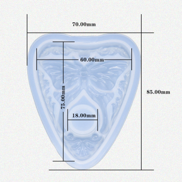 シリコンモールド　蝶　鏡面加工　DIY  エポキシモールド　85×70mm (2ヶ)