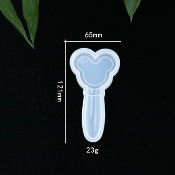 シリコンモールド DIY 魔法棒ネズミ型 魔法鏡型 65×121mm ハンドメイド用 (2ヶ)