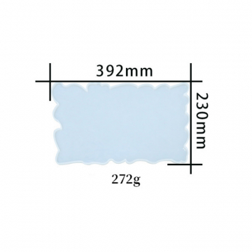 シリコンモールド DIY トレー型 392×230mm ハンドメイド用 (2ヶ)