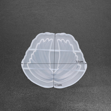 シリコンモールド DIY ウイング型 130×110×7mm ハンドメイド用 （2ヶ）