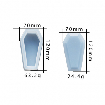 シリコンモールド DIY ボックス型 70×120×50mm ハンドメイド用 （2セット）