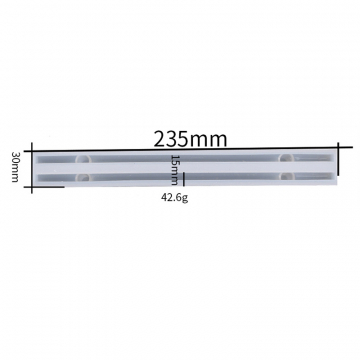 シリコンモールド DIY トレイスタンド型 235×30mm ハンドメイド用 （2ヶ）