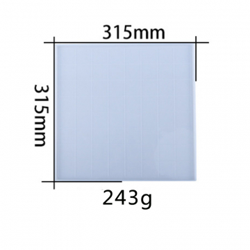 シリコンモールド DIY チェス盤型 315×315×10mm ハンドメイド用 （2ヶ）