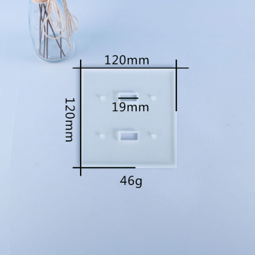 シリコンモールド DIY 電源カバー型 120×120mm ハンドメイド用 （2ヶ）