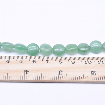 天然石ビーズ グリーンアベンチュリン 円形 10mm 1連(約39ヶ）