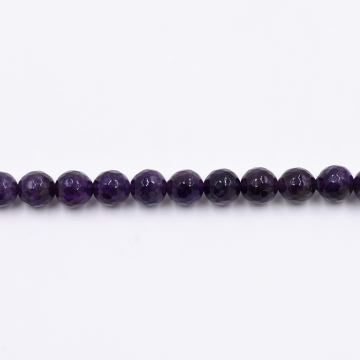 天然石ビーズ ラウンド アメジスト 4mm 1連（約90ケ）