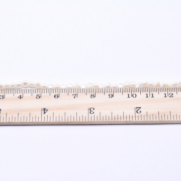 高品質淡水パールビーズ 不規則型 天然素材 ホワイト  3-3.5mm【1連（約99ヶ）】