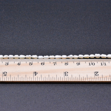 高品質淡水パールビーズ 不規則 天然素材 ホワイト 3.2mm【1連（約78ヶ）】