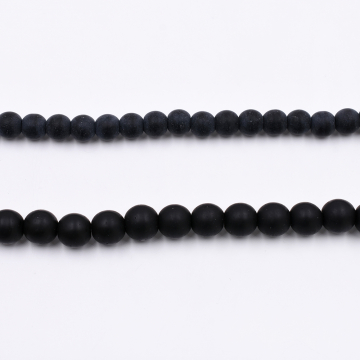 天然石ビーズ ラウンド ブルーゴールドストーン 4mm  1連（約90ケ）