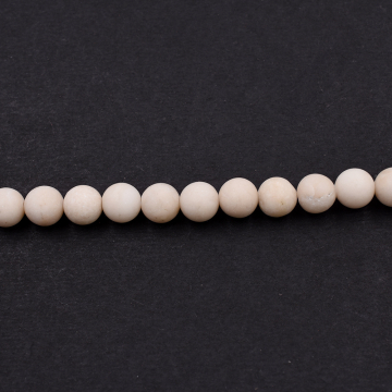 天然石ビーズ ラウンド ペトリファイドウッド 4mm  1連（約90ケ）