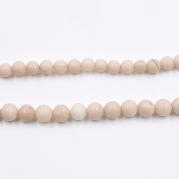 天然石ビーズ ラウンド ペトリファイドウッド 4mm 1連（約90ケ）
