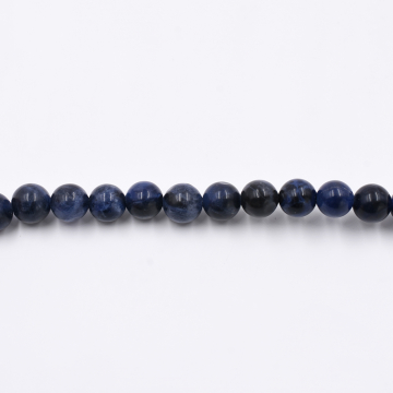 天然石ビーズ ラウンド ソーダライト 10mm 1連（約38ケ）