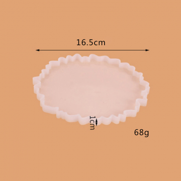 シリコンモールド　コースター　手作り　円型 165×10mm（2ヶ）