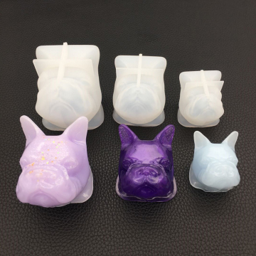 シリコンモールド　石膏レジン　手作り　立体　闘牛型 70×55mm（2ヶ）