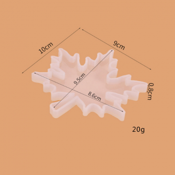 シリコンモールド　コースター　手作り　もみじ型 90×100×8mm（2ヶ）