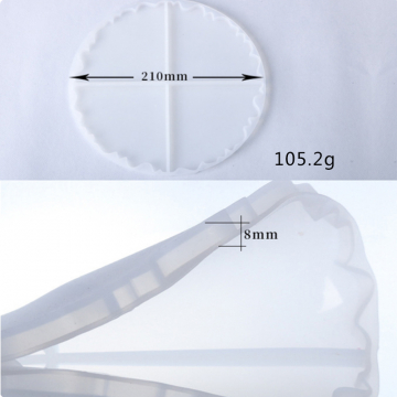 シリコンモールド　コースター　手作り　210×8mm（2ヶ）