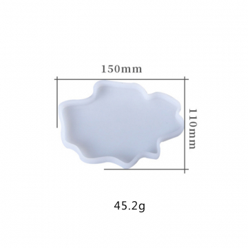 シリコンモールド　コースター　手作り　150×110mm（2ヶ）