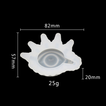 シリコンモールド　悪魔の目　手作り 82×57×20mm（2ヶ）