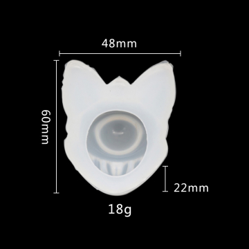 シリコンモールド　悪魔の目　手作り　48×60×22mm （2ヶ）