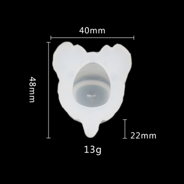 シリコンモールド　悪魔の目　手作り　40×48×22mm （2ヶ）