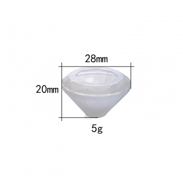 シリコンモールド　ダイヤモンド型　手作り 28×20mm（2ヶ）
