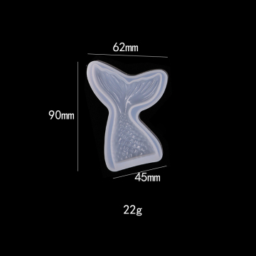 シリコンモールド　手作り 人魚の尾型 （2ヶ）
