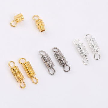 最安値挑戦中！ネックレス/ブレスレット留め具 4×14mm（20ヶ）