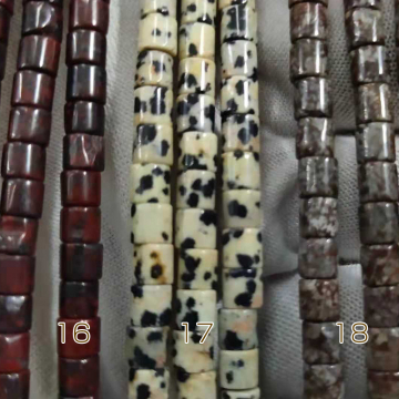 天然石ビーズ  円柱形   4×4mm （1連約38cm）  4×4mm 管形