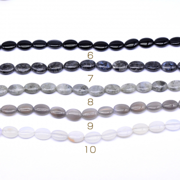 天然石ビーズ オーバル13×18mm【1連(約22ヶ）】