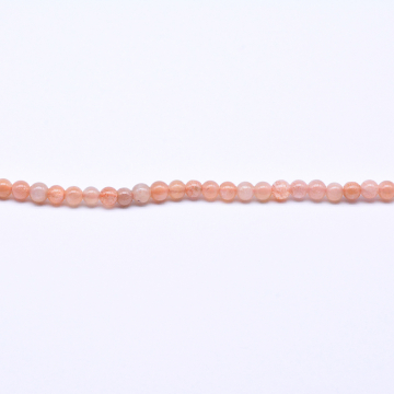 天然石ビーズ 丸玉 ダークピンク 4-4.5mm 【1連(約90ヶ）】