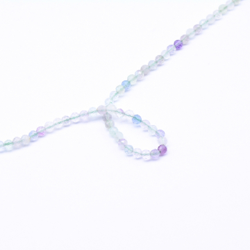 天然石ビーズ 丸玉カット ライトグリーン  3mm 【1連(約127ヶ）】