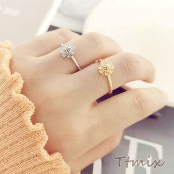 高品質デザインリング 指輪 フラワーリング 太さ約1.5mm（1ヶ）