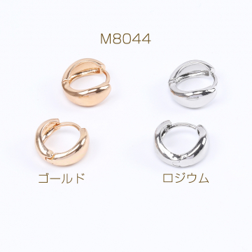 高品質開閉式フープピアス デザインフープピアス 7×17mm（2ヶ）