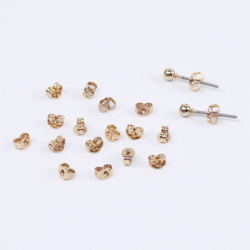 ピアスキャッチ 3×4mm ゴールド（20ヶ）