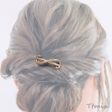 ポニーフック ヘアアクセサリー リボン 17×46mm（2ヶ）