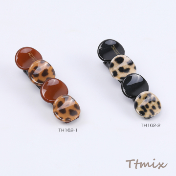 ヘアクリップ ヘアアクセサリー アクリル付き 20×68mm（1ヶ）