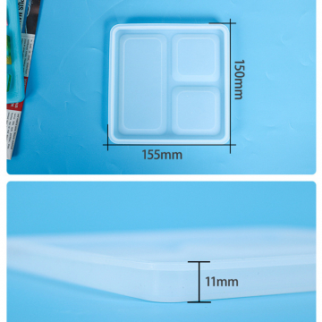 シリコンモールド レジンモールド 収納トレイ 155×150×11mm【1ヶ】