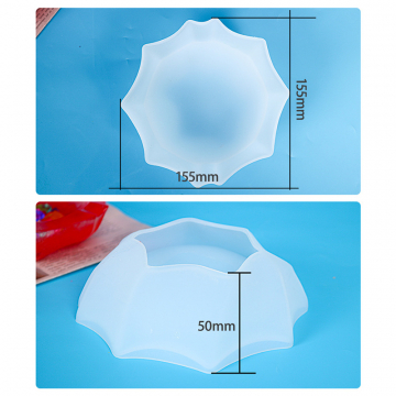 シリコンモールド レジンモールド 円形 皿 155×50mm 【1ヶ】